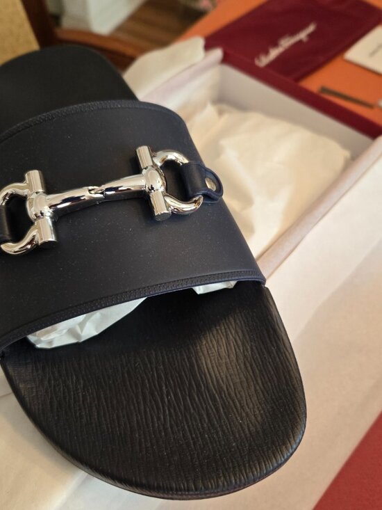 New Salvatore Ferragamo Sandals Sides sz 10 main image 5